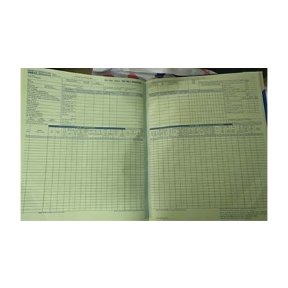 HARIDEVAM PAY BILL REGISTER Diaries-printed-plain- register- 100 Pages