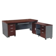 VIVIDA Executive Table with One side pedestal unit and E.R.U