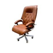 mc brown Revolving Chair with Center tilt mechanism