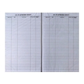 Unbranded Worksheet Register Diaries-printed-plain- register- 256 Pages