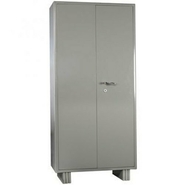 SAPTASHRUNGI Almirah Steel shelving cabinet with partial wardrobe