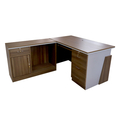 ASHJAY Executive Table with One side pedestal unit and E.R.U