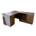 ASHJAY Executive Table with One side pedestal unit and E.R.U