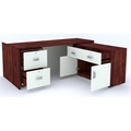 ASHJAY Executive Table with One side pedestal unit and E.R.U