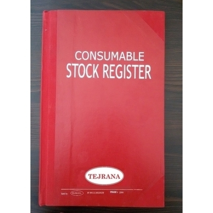 Unbranded STOCK REGISTER Diaries-printed-plain- register- 200 Pages