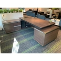 Featherlite Executive Table with One side pedestal unit and E.R.U