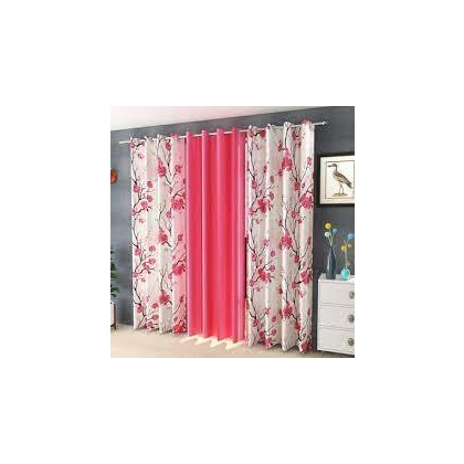 Unbranded Polyster Stripes Door Curtains