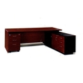 DELITE KOM Executive Table with One side pedestal unit and E.R.U