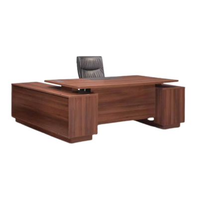 DELITE KOM Executive Table with One side pedestal unit and E.R.U