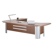 DELITE KOM Executive Table with One side pedestal unit and E.R.U