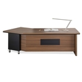 DELITE KOM Executive Table with One side pedestal unit