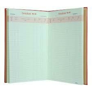 SHUBHRA INDIA STOCK REGISTER Diaries-printed-plain- register- 500 Pages