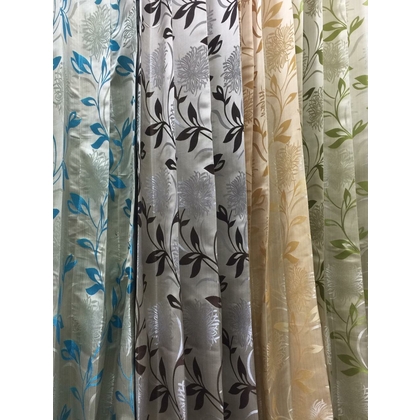 Unbranded Silk Floral Door Curtains