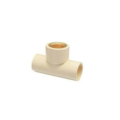 Prince 25 mm dia Female threaded tee(brass insert)