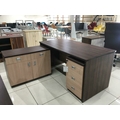 DEVEN Executive Table with Both side pedestal unit