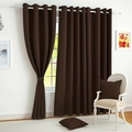 Unbranded Silk Plain Door Curtains