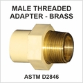 TEXMO 15 mm dia Male adapter brass threaded