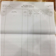 Forms Centre BILL REGISTER Diaries-printed-plain- register- 100 Pages