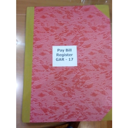 Forms Centre PAY BILL REGISTER Diaries-printed-plain- register- 220 Pages