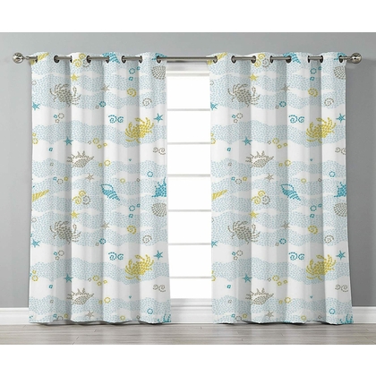 KAIRO Silk Plain Door Curtains