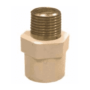 Unbranded 15 mm dia Male thread adapter(brass insert)