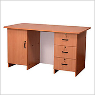 SB Collection Executive Table with Both side pedestal unit