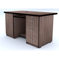 SB Collection Executive Table with Both side pedestal unit