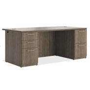 SB Collection Executive Table with Both side pedestal unit