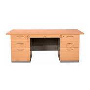 SB Collection Executive Table with Both side pedestal unit