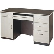 SB Collection Executive Table with Both side pedestal unit