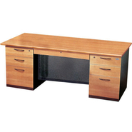 SB Collection Executive Table with Both side pedestal unit