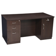 SB Collection Executive Table with Both side pedestal unit