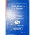 laxmi STOCK REGISTER Diaries-printed-plain- register- 150 Pages