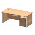 IMPRESSION FURNITURE Executive Table with One side pedestal unit