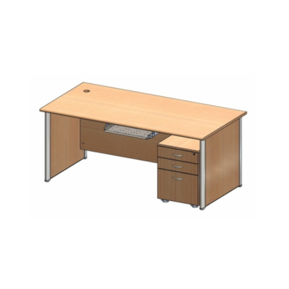 IMPRESSION FURNITURE Executive Table with One side pedestal unit