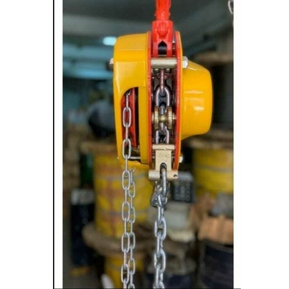 Unbranded Hand Operated Chain Pulley Block, Warranty 2 year