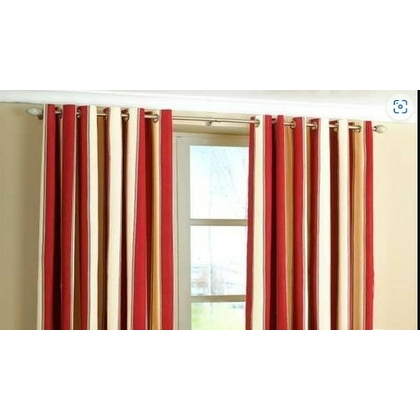 Unbranded Polyster Stripes Door Curtains