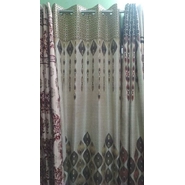 Locham Brothers Silk Floral Door Curtains