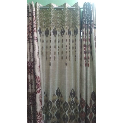 Locham Brothers Silk Floral Door Curtains