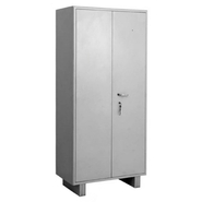 DNR SYSTEMS Almirah Steel shelving cabinet with partial wardrobe