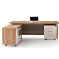 ML Office Solution Executive Table with One side pedestal unit and E.R.U