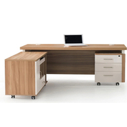 ML Office Solution Executive Table with One side pedestal unit and E.R.U