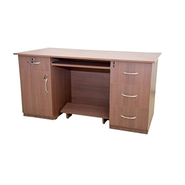 ML Office Solution Executive Table with Both side pedestal unit