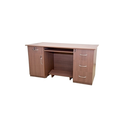 ML Office Solution Executive Table with Both side pedestal unit