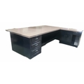 Unbranded Executive Table with One side pedestal unit and E.R.U