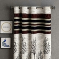 KAIRO--KAIRO FURNITURE INTERIOR Jute Floral Door Curtains