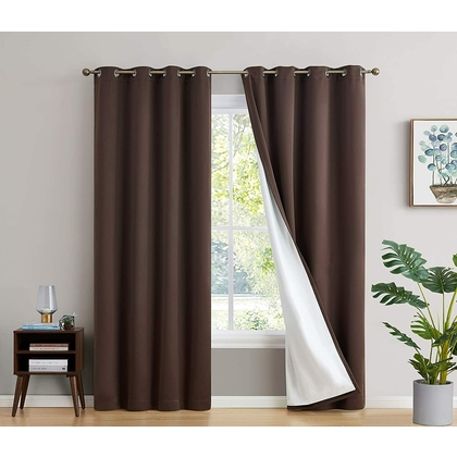 KAIROTECH--KAIRO FURNITURE INTERIOR Polyster Plain Door Curtains