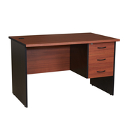 INDIRA--Indera Furnishers Executive Table with One side pedestal unit