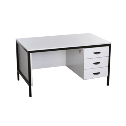 INDIRA--Indera Furnishers Executive Table with One side pedestal unit