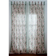 DDecor Cotton Floral Door Curtains